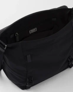 Prada COLECCIÓN MASCULINA^Bolso Bandolera De Re-nylon Y Piel Saffiano