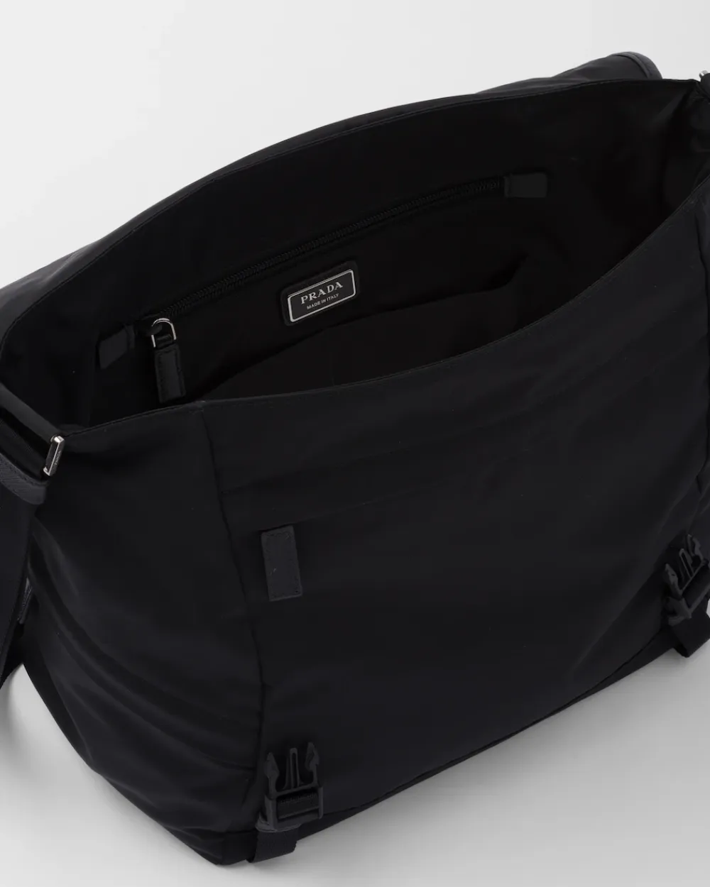 Prada COLECCIÓN MASCULINA^Bolso Bandolera De Re-nylon Y Piel Saffiano