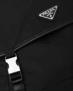 Prada COLECCIÓN MASCULINA^Bolso Bandolera De Re-nylon Y Piel Saffiano