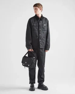 Hombre Prada COLECCIÓN MASCULINA|BOLSOS MENSAJEROS^Bolso Bandolera De Re-nylon Y Piel Saffiano