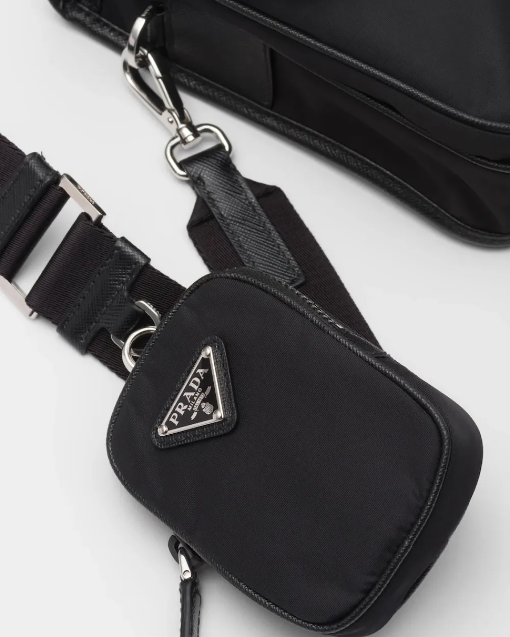 Hombre Prada COLECCIÓN MASCULINA|BOLSOS MENSAJEROS^Bolso Bandolera De Re-nylon Y Piel Saffiano