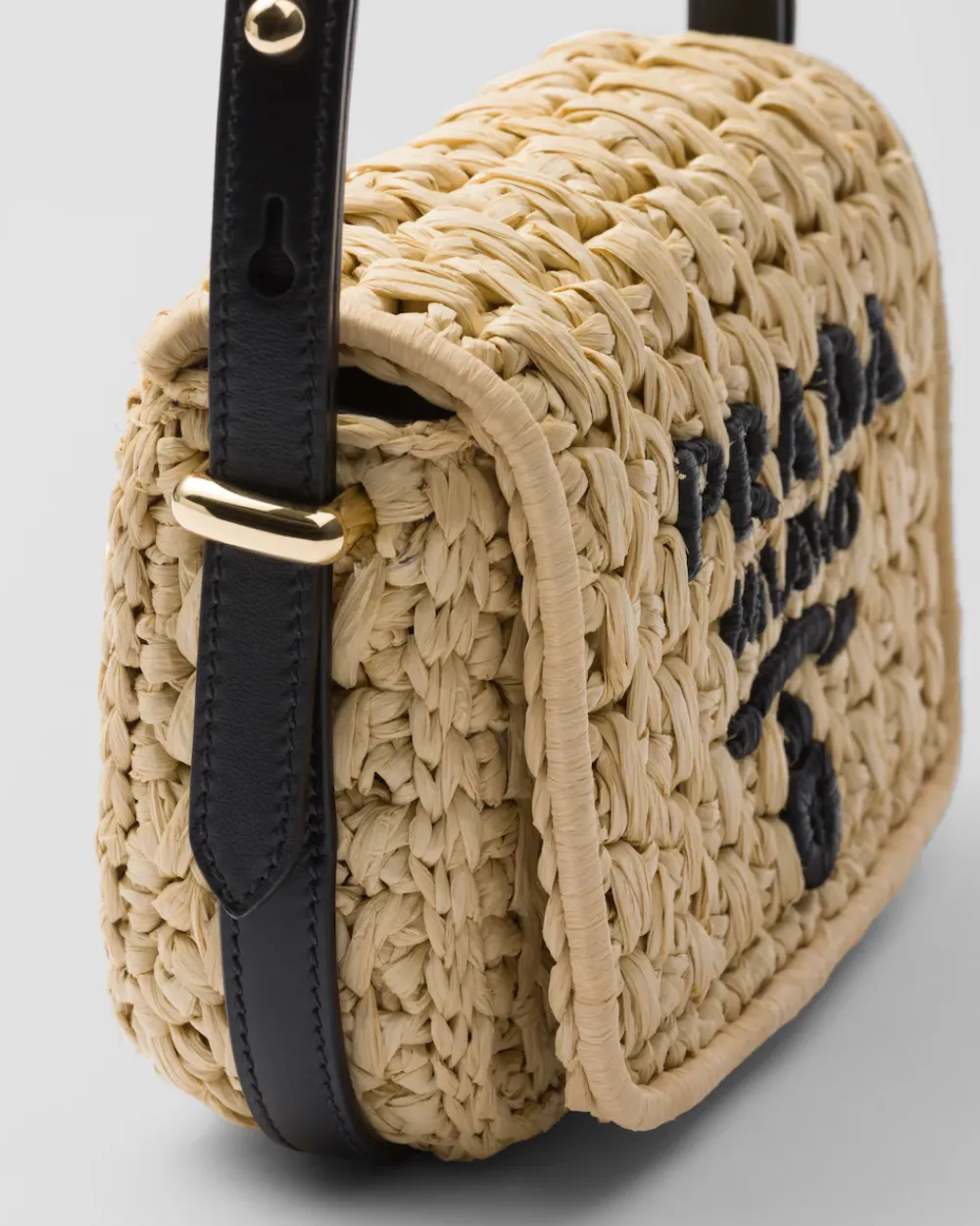 Mujer Prada PRADA SUMMER BAGS|BOLSOS DE HOMBRO^Bolso Bandolera De Tejido Trenzado Y Piel