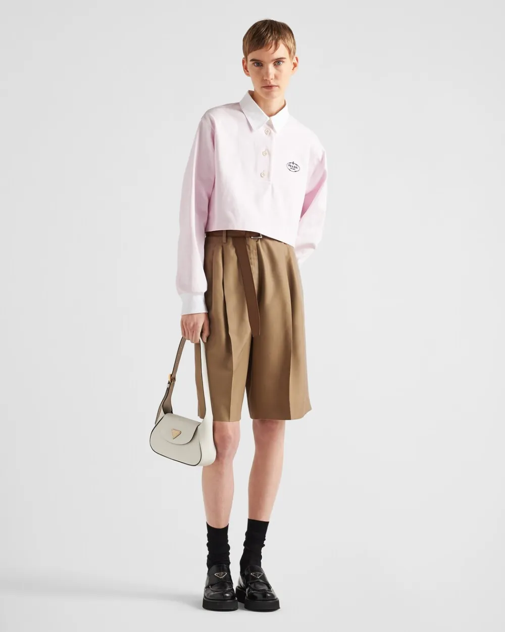Mujer Prada BOLSOS DE HOMBRO|BOLSOS DE HOMBRO^Bolso Bandolera Pequeño De Piel