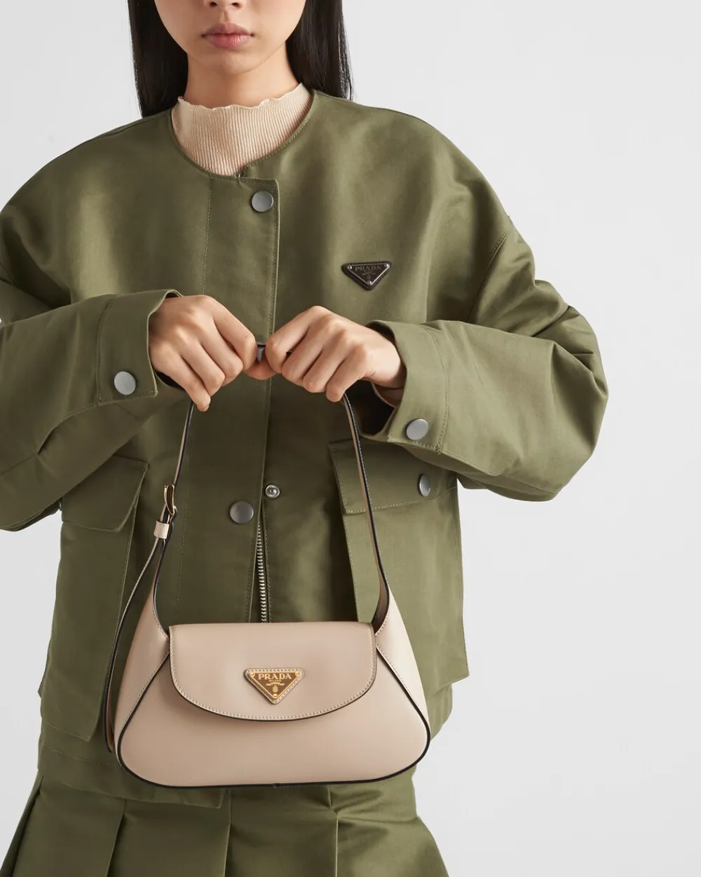 Mujer Prada BOLSOS DE HOMBRO|BOLSOS DE HOMBRO^Bolso Bandolera Pequeño De Piel