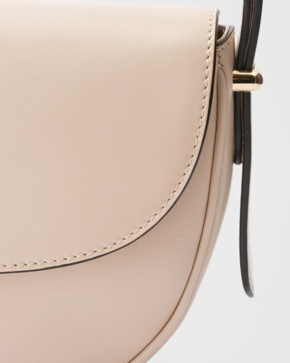 Mujer Prada PRADA ARQUE’|BOLSOS DE HOMBRO^Bolso Bandolera Arqué De Piel Con Solapa