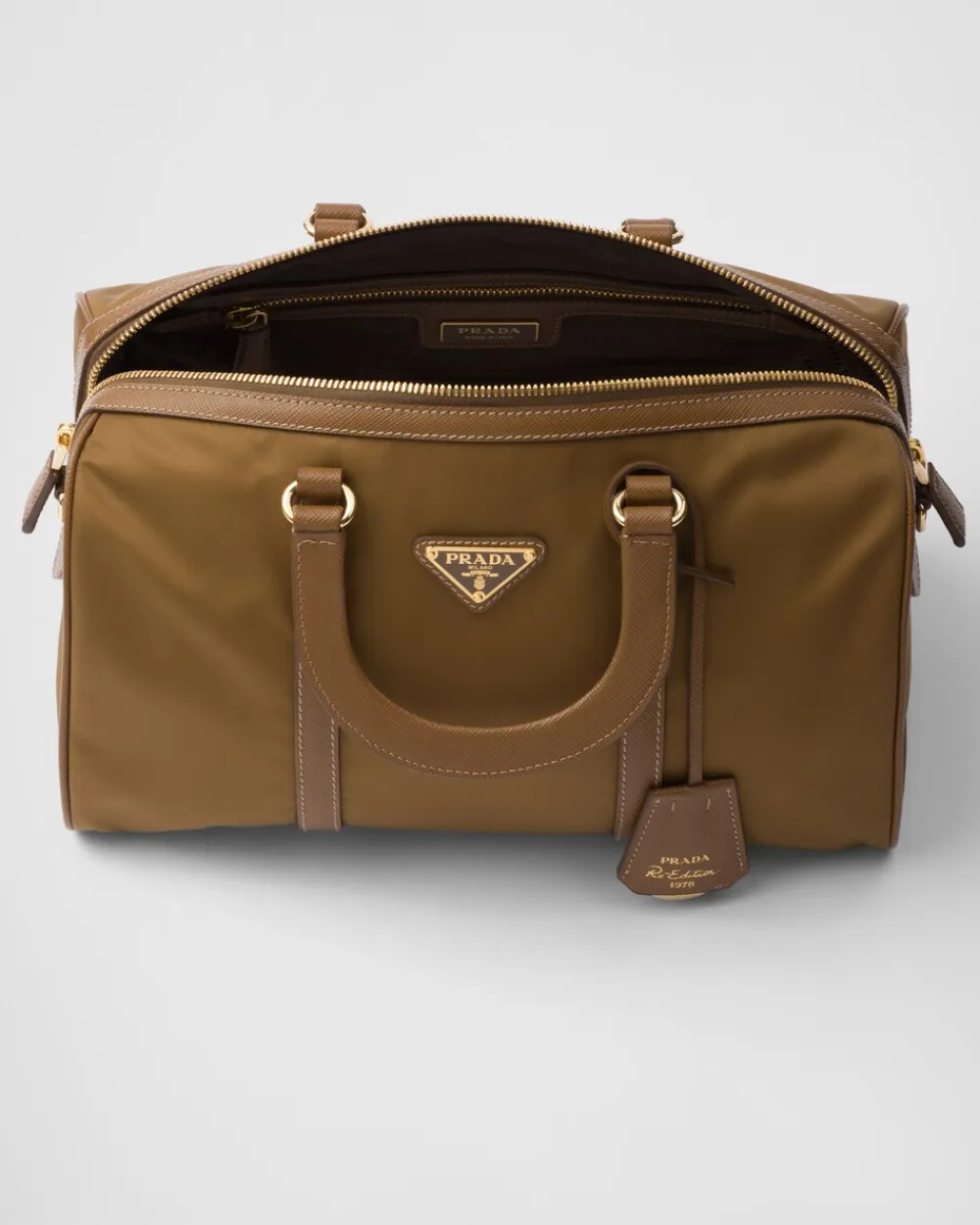 Mujer Prada COLECCIÓN FEMENINA|BOLSOS CON ASA SUPERIOR^Bolso Con Asa Re-edition 1978 Mediano De Re-nylon Y Piel Saffiano