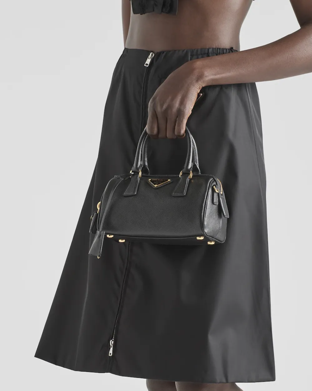 Mujer Prada MINIBOLSOS|MINIBOLSOS^Bolso Con Asa Superior De Piel Saffiano