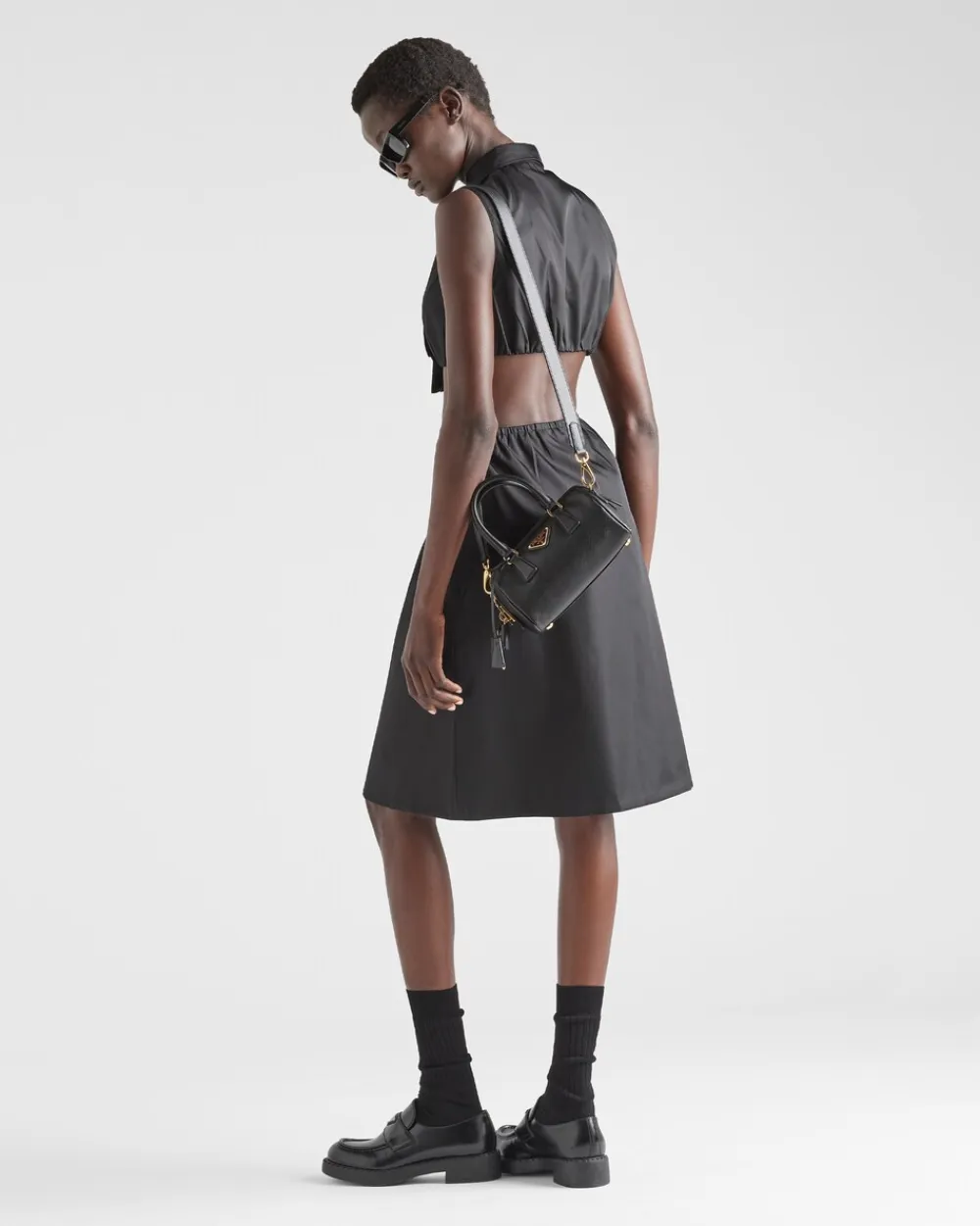 Mujer Prada MINIBOLSOS|MINIBOLSOS^Bolso Con Asa Superior De Piel Saffiano