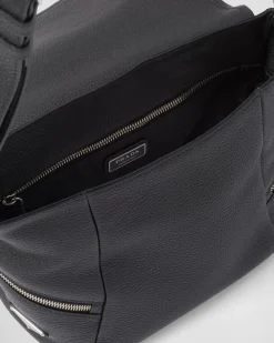 Hombre Prada BOLSOS MENSAJEROS^Bolso Con Bandolera De Piel