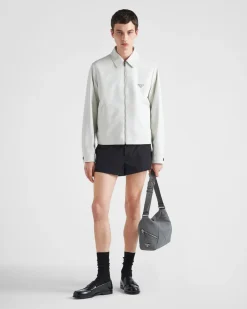 Hombre Prada BOLSOS MENSAJEROS^Bolso Con Bandolera De Piel