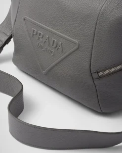 Hombre Prada BOLSOS MENSAJEROS^Bolso Con Bandolera De Piel