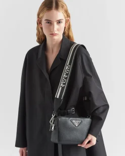 Mujer Prada BOLSOS DE HOMBRO|BOLSOS DE HOMBRO^Bolso Con Bandolera De Piel