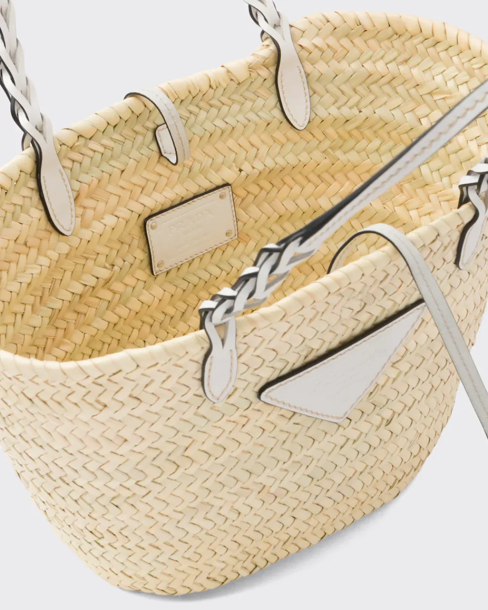 Mujer Prada BOLSOS GRANDES|BOLSOS GRANDES^Bolso De Fibra Natural Y Piel