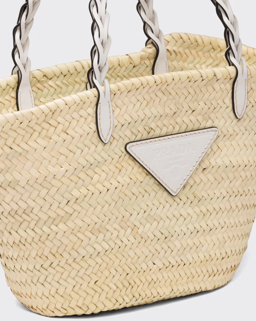 Mujer Prada BOLSOS GRANDES|BOLSOS GRANDES^Bolso De Fibra Natural Y Piel