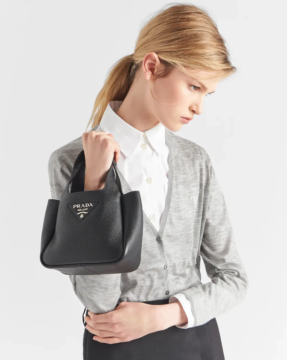 Mujer Prada MINIBOLSOS|MINIBOLSOS^Bolso De Mano En Piel