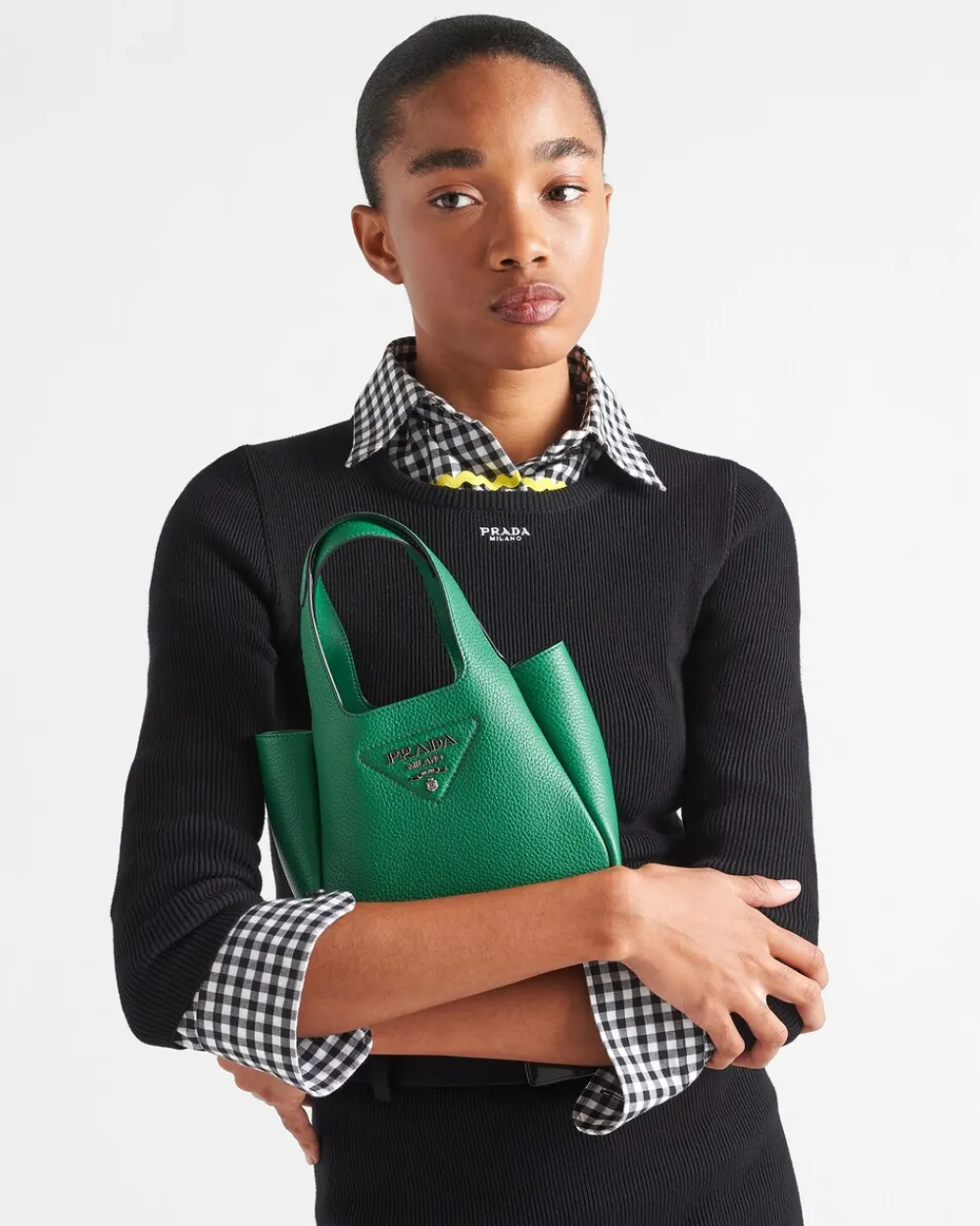 Mujer Prada MINIBOLSOS|MINIBOLSOS^Bolso De Mano En Piel