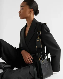 Mujer Prada MINIBOLSOS|MINIBOLSOS^Bolso De Mano Pequeño En Piel Saffiano