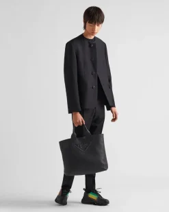 Hombre Prada BOLSOS GRANDES^Bolso De Piel