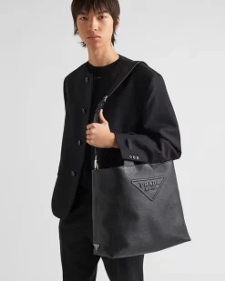 Hombre Prada BOLSOS GRANDES^Bolso De Piel