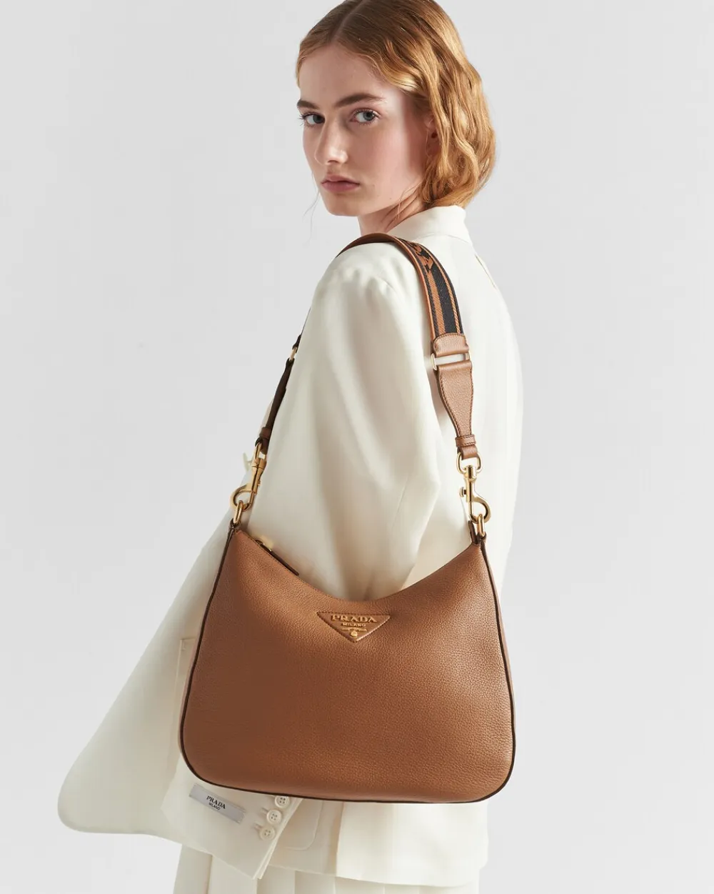 Mujer Prada BOLSOS DE HOMBRO|BOLSOS DE HOMBRO^Bolso De Piel
