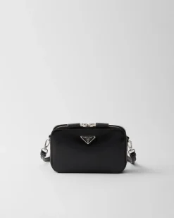 Hombre Prada BOLSOS MENSAJEROS^Bolso De Piel Cepillada Brique