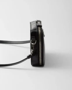 Hombre Prada BOLSOS MENSAJEROS^Bolso De Piel Cepillada Brique