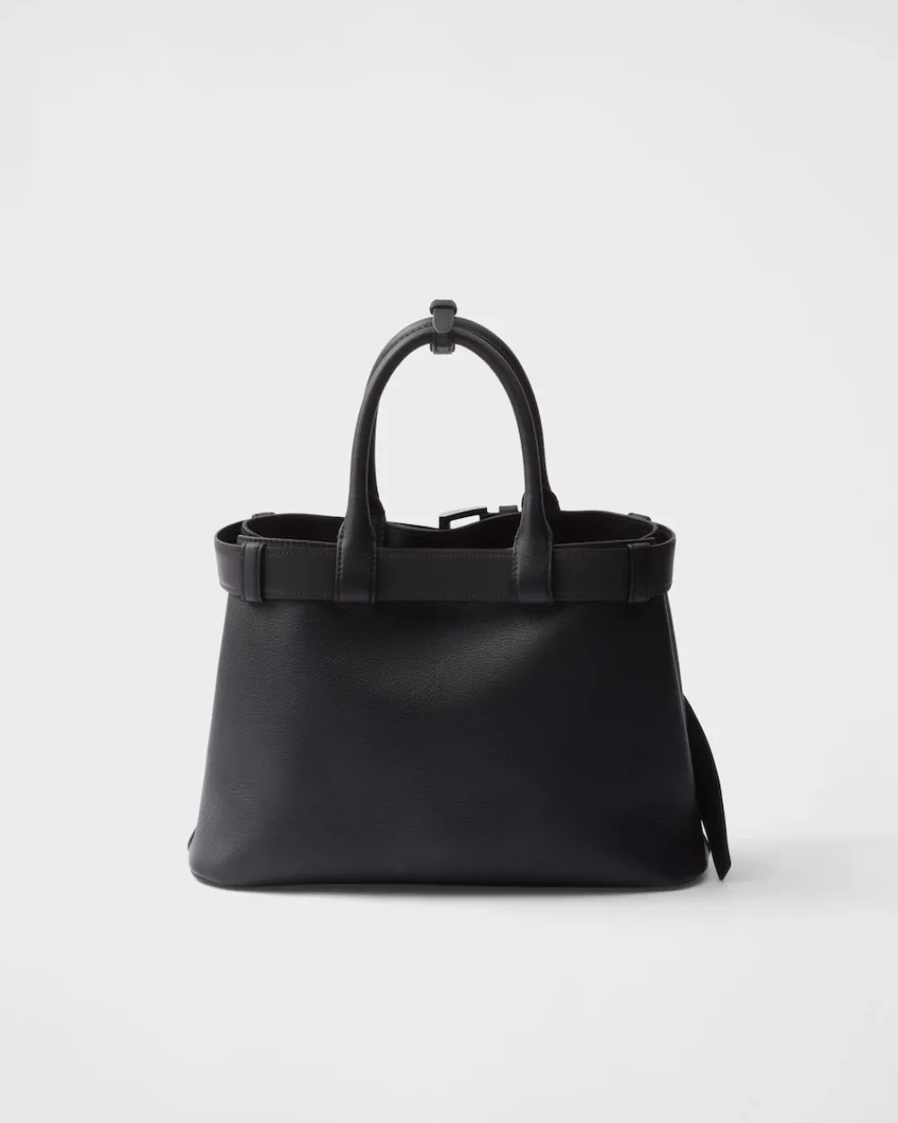 Mujer Prada PRADA BUCKLE|BOLSOS CON ASA SUPERIOR^Bolso De Piel Mediano Buckle Con Cinturón