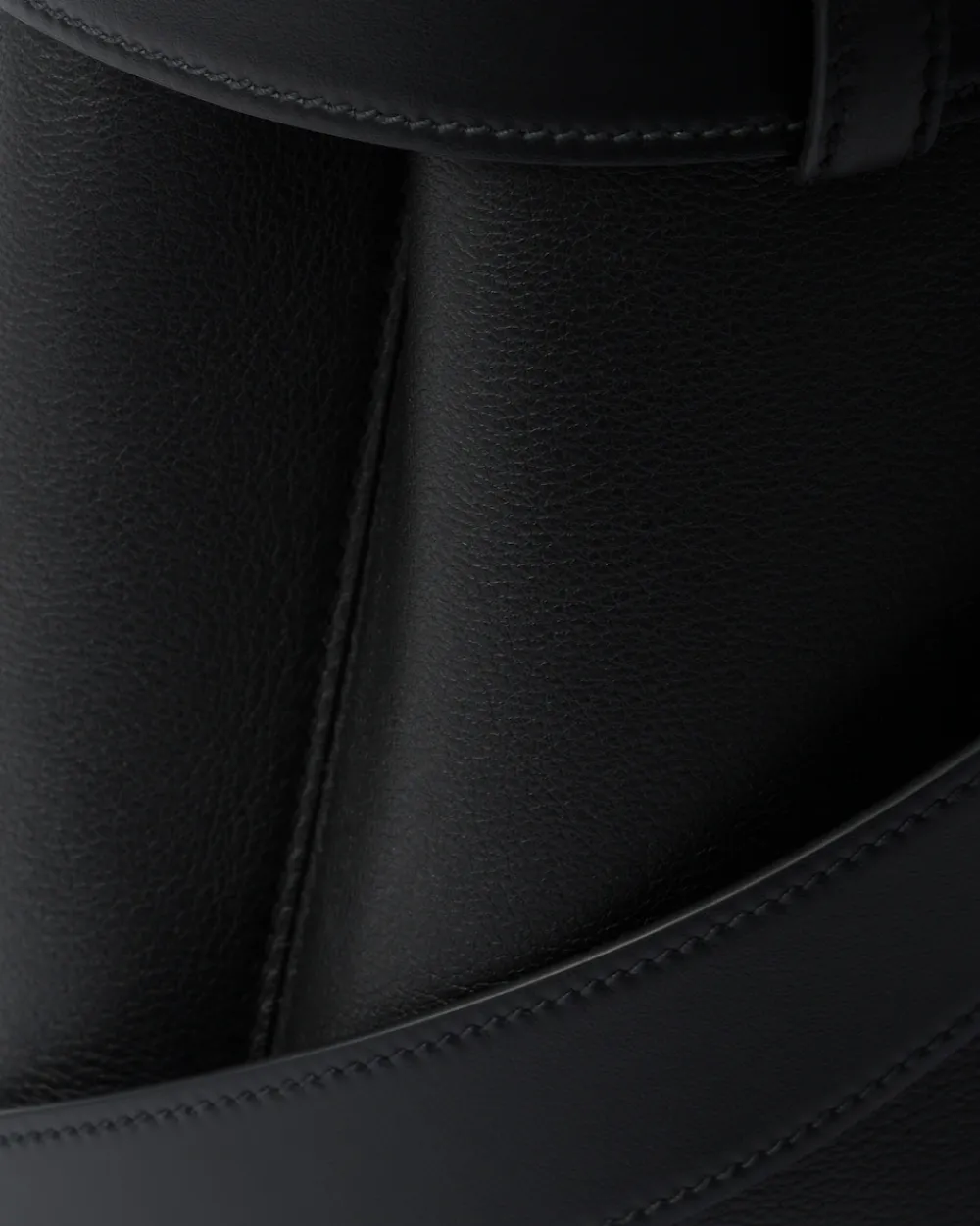 Prada PRADA BUCKLE^Bolso De Piel Mediano Buckle Con Cinturón