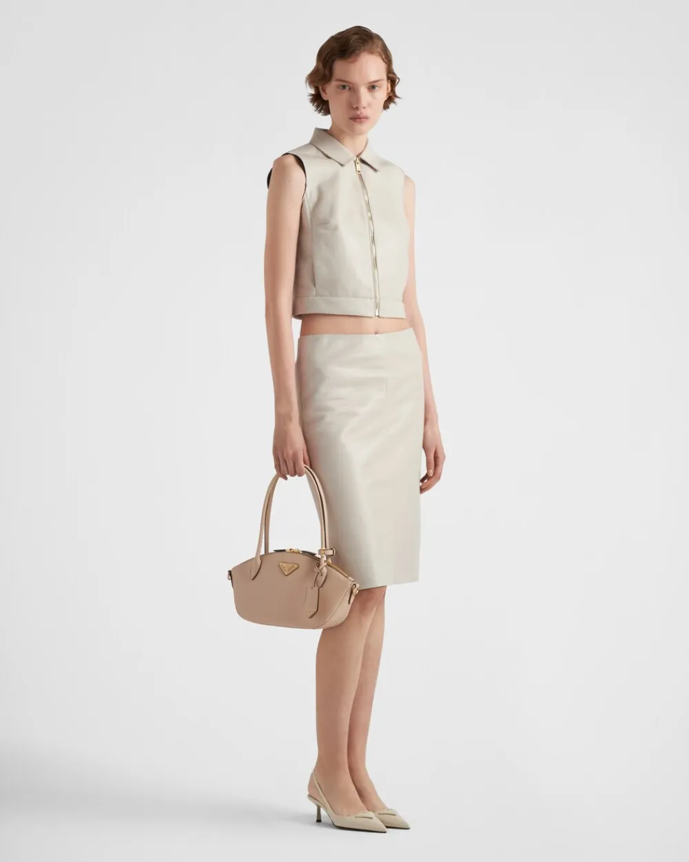 Mujer Prada BOLSOS CON ASA SUPERIOR|BOLSOS CON ASA SUPERIOR^Bolso De Piel Pequeño