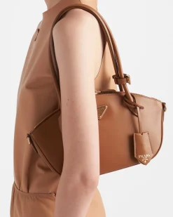 Mujer Prada BOLSOS CON ASA SUPERIOR|BOLSOS CON ASA SUPERIOR^Bolso De Piel Pequeño