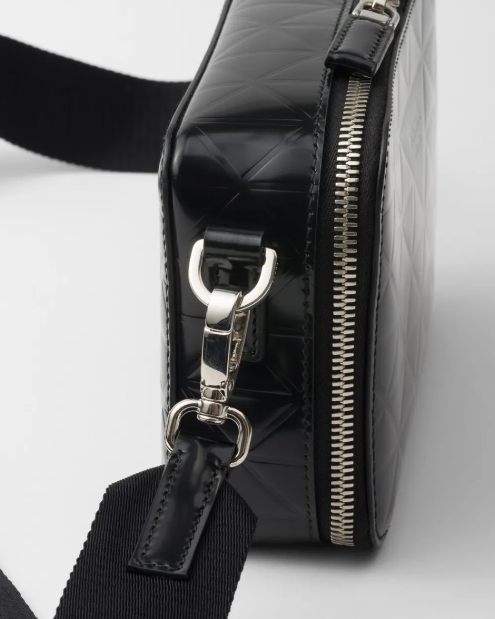 Hombre Prada BOLSOS MENSAJEROS^Bolso De Piel Brique