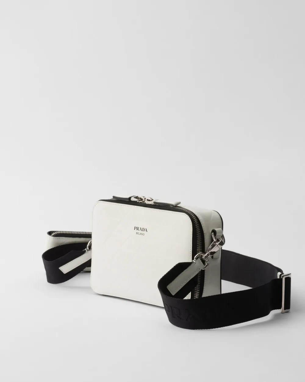 Hombre Prada BOLSOS MENSAJEROS^Bolso De Piel Brique