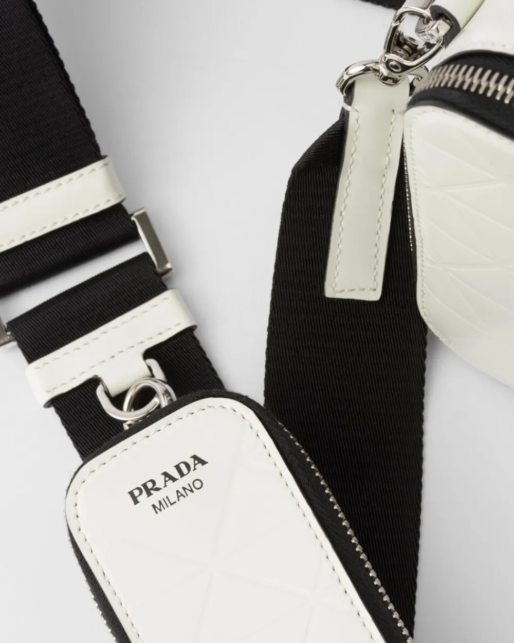 Hombre Prada BOLSOS MENSAJEROS^Bolso De Piel Brique