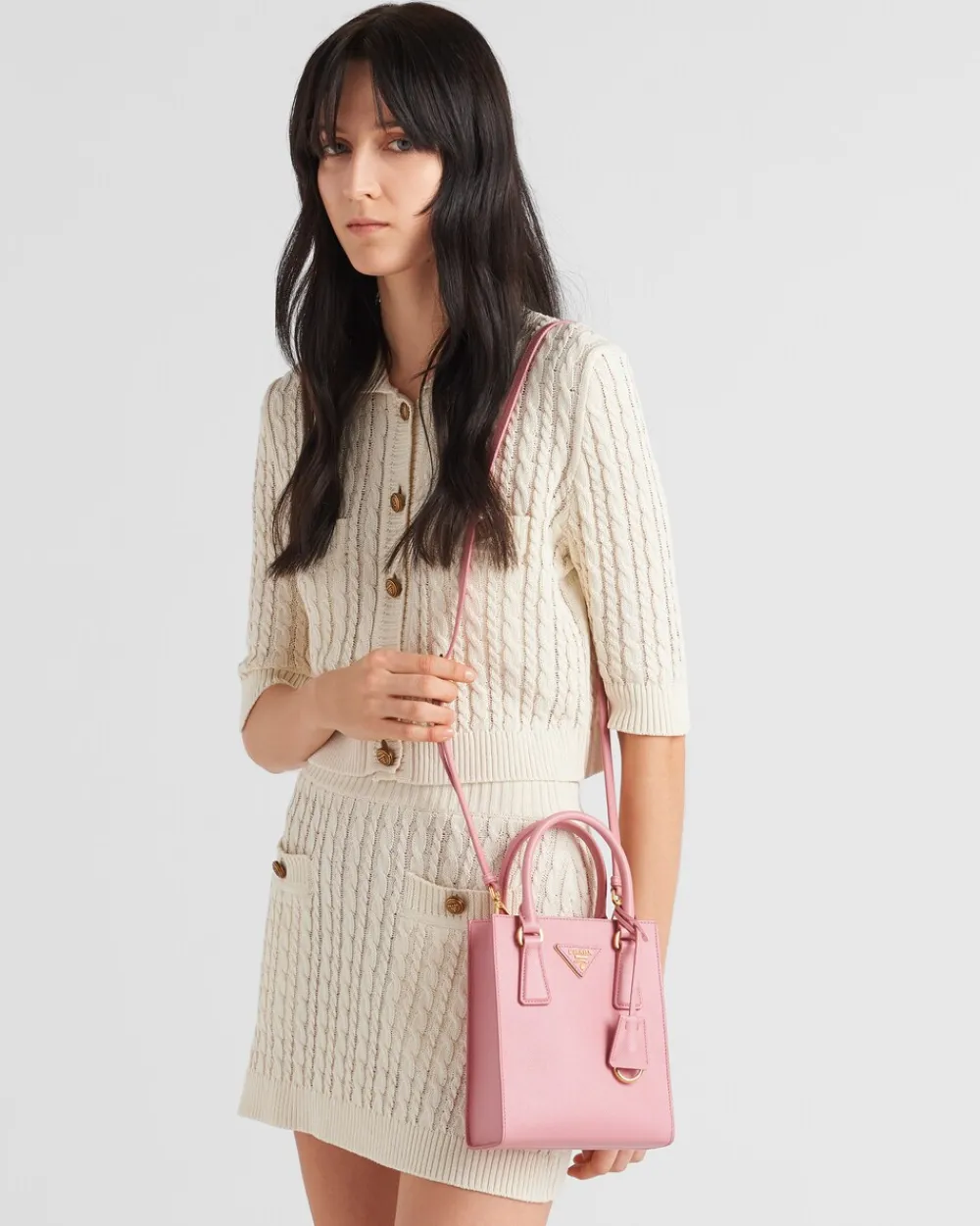 Mujer Prada MINIBOLSOS|MINIBOLSOS^Bolso De Piel Saffiano