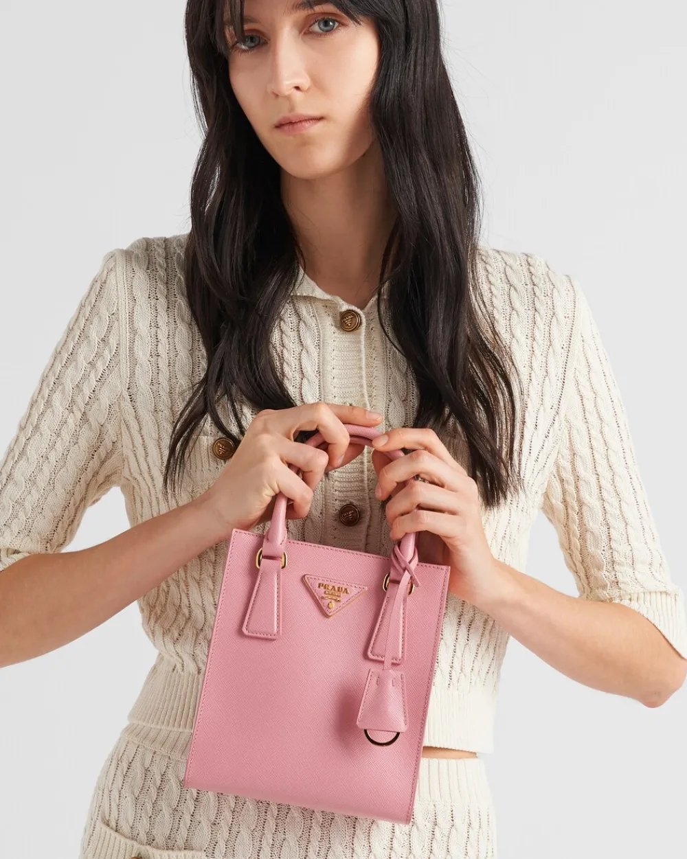 Mujer Prada MINIBOLSOS|MINIBOLSOS^Bolso De Piel Saffiano