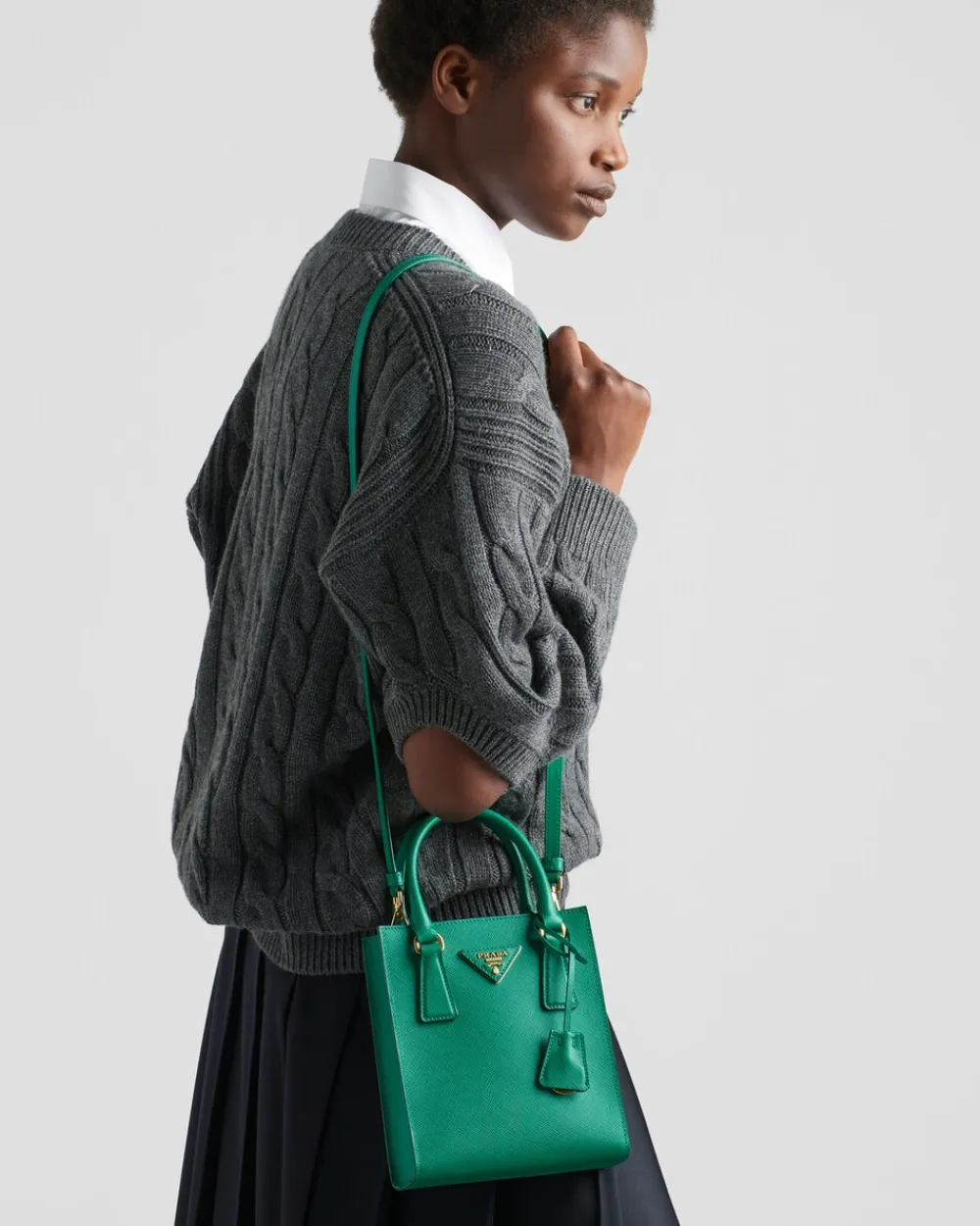 Mujer Prada MINIBOLSOS|MINIBOLSOS^Bolso De Piel Saffiano