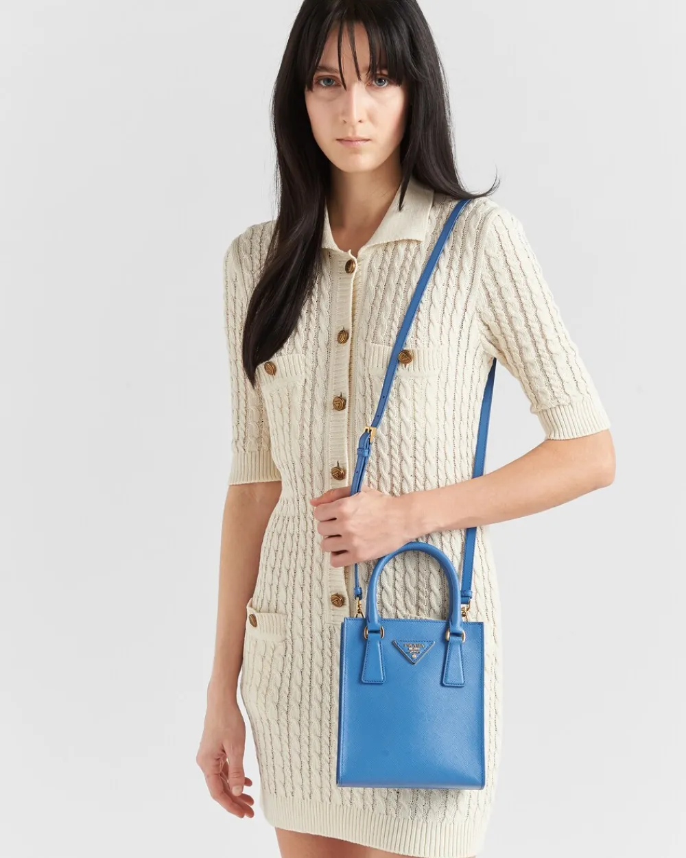 Mujer Prada MINIBOLSOS|MINIBOLSOS^Bolso De Piel Saffiano