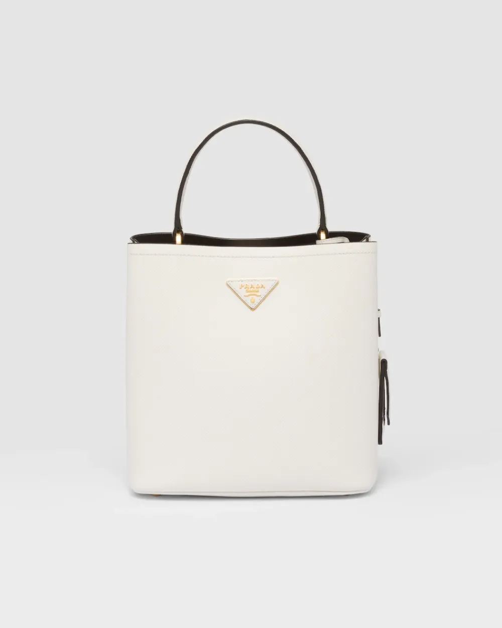 Mujer Prada BOLSOS CON ASA SUPERIOR|BOLSOS CON ASA SUPERIOR^Bolso De Piel Saffiano Panier
