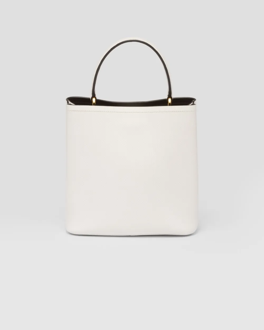 Mujer Prada BOLSOS CON ASA SUPERIOR|BOLSOS CON ASA SUPERIOR^Bolso De Piel Saffiano Panier