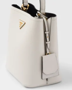 Mujer Prada BOLSOS CON ASA SUPERIOR|BOLSOS CON ASA SUPERIOR^Bolso De Piel Saffiano Panier