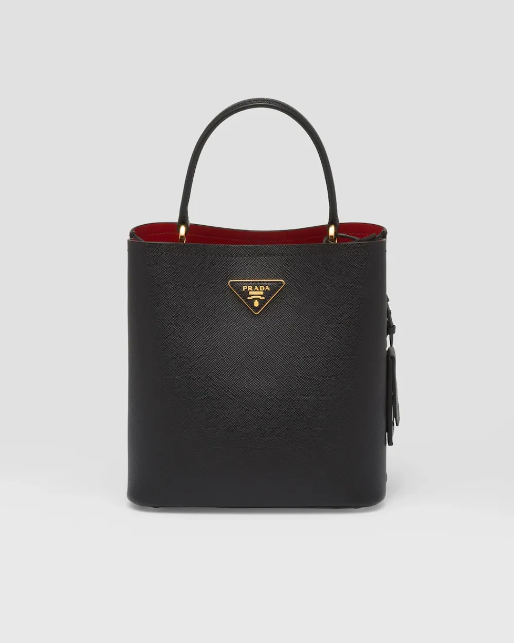 Mujer Prada BOLSOS CON ASA SUPERIOR|BOLSOS CON ASA SUPERIOR^Bolso De Piel Saffiano Panier