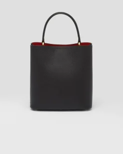 Mujer Prada BOLSOS CON ASA SUPERIOR|BOLSOS CON ASA SUPERIOR^Bolso De Piel Saffiano Panier