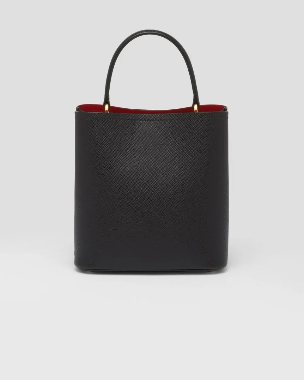 Mujer Prada BOLSOS CON ASA SUPERIOR|BOLSOS CON ASA SUPERIOR^Bolso De Piel Saffiano Panier