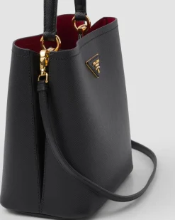 Mujer Prada BOLSOS CON ASA SUPERIOR|BOLSOS CON ASA SUPERIOR^Bolso De Piel Saffiano Panier