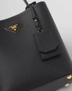 Mujer Prada BOLSOS CON ASA SUPERIOR|BOLSOS CON ASA SUPERIOR^Bolso De Piel Saffiano Panier