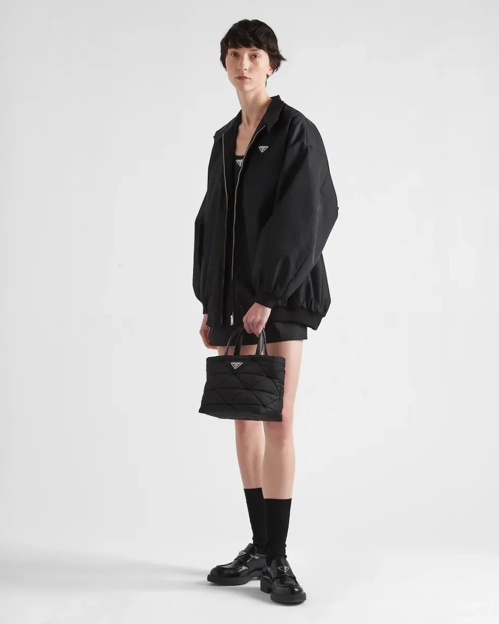 Mujer Prada COLECCIÓN FEMENINA|BOLSOS GRANDES^Bolso De Re-nylon Acolchado