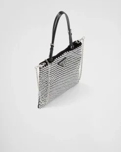 Mujer Prada BOLSOS CON ASA SUPERIOR|BOLSOS CON ASA SUPERIOR^Bolso De Satén Con es
