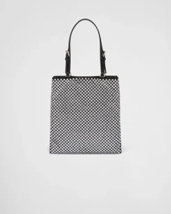 Mujer Prada BOLSOS CON ASA SUPERIOR|BOLSOS CON ASA SUPERIOR^Bolso De Satén Con es