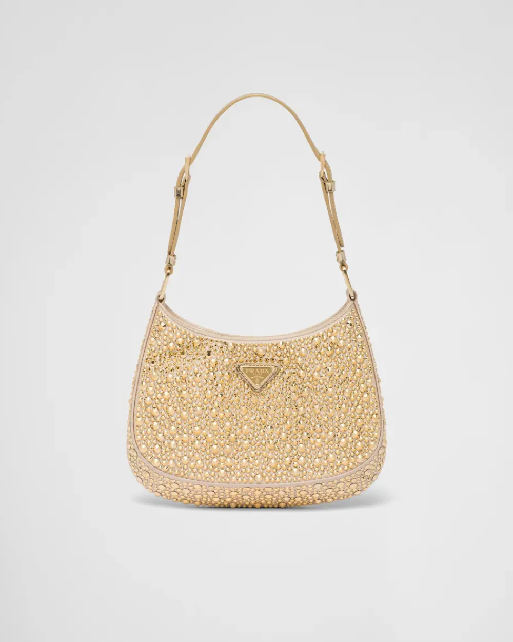 Prada PRADA CLEO^Bolso De Satén Cleo Con Cristales
