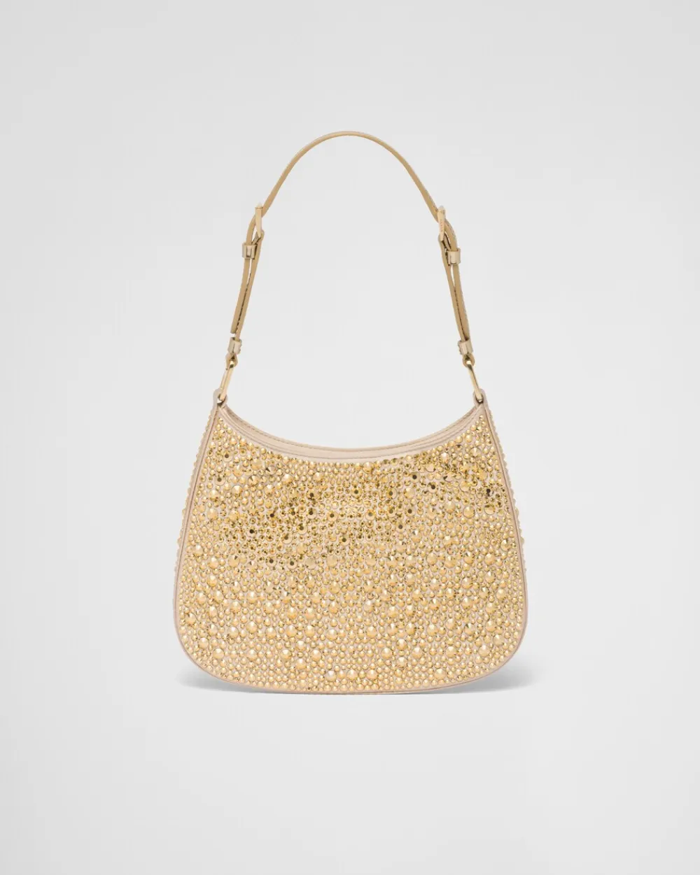 Prada PRADA CLEO^Bolso De Satén Cleo Con Cristales